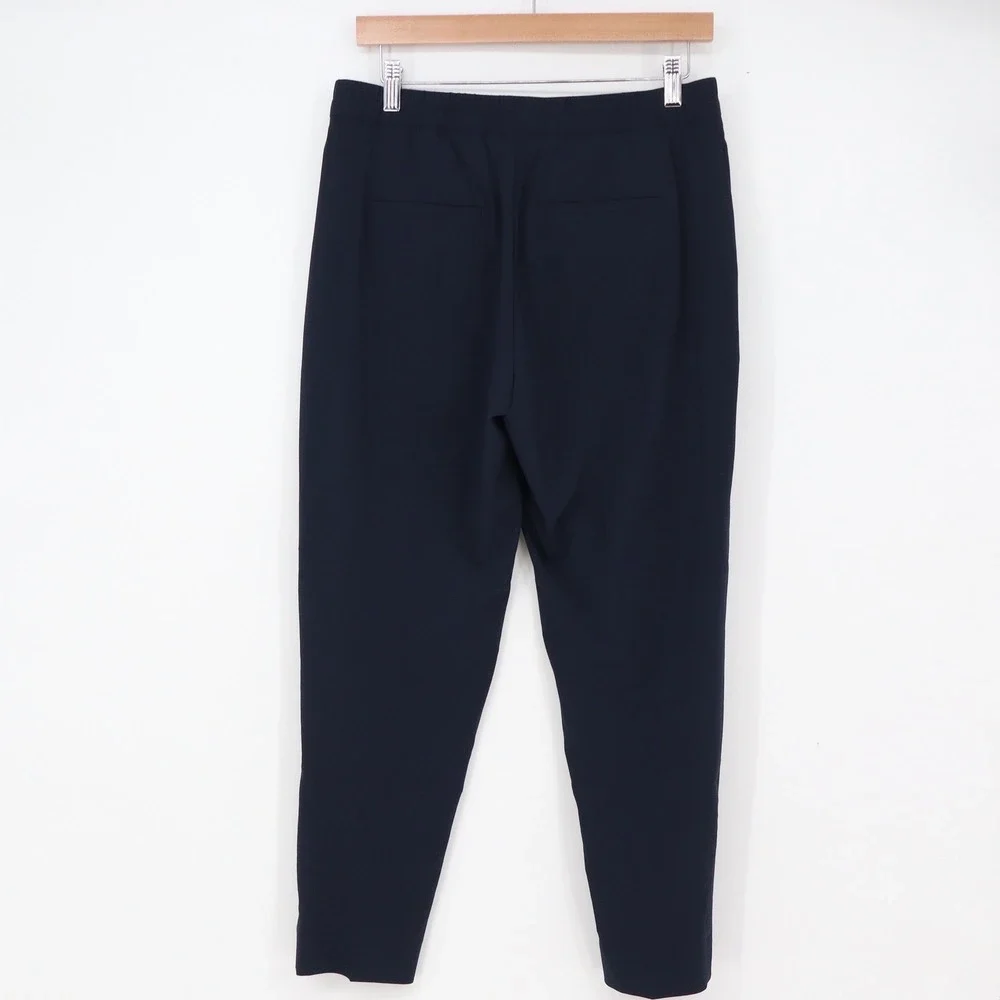 Banana Republic Pants Mens S Airstretch Navy Blue Tapered Elastic Waist